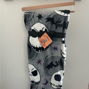 Disney The Nightmare Before Christmas Jack Skellington Halloween blanket…